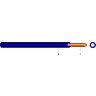 PVC Aderleitung Ye 6mm² Blau / Bund à 100m