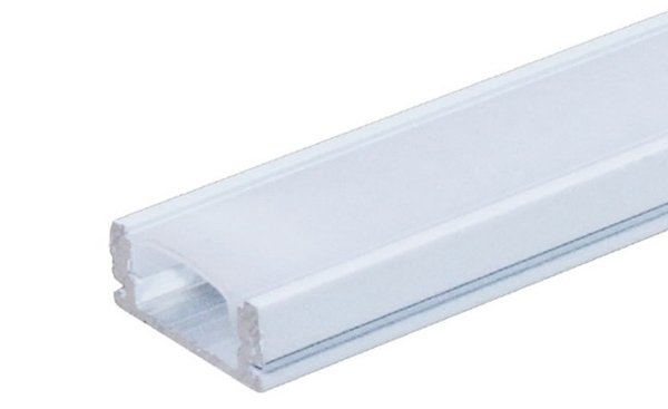 LED-Profil Aufputz - Weiß - 17,4x7mm - à 2m
