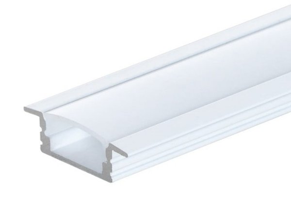 LED-Profil Einbau - Weiß - 17,3x7,4mm - à 2m