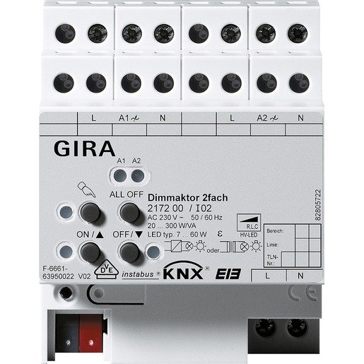 Gira KNX Universal-Dimmaktor 2-Fach